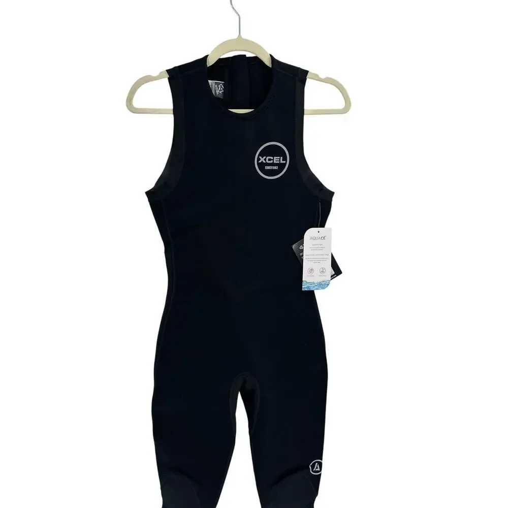 XCEL Men's Black John 2MM Axis Long Wetsuit Size S